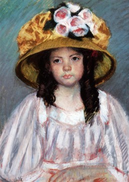 フィレット・オー・グラン・シャポーの母親の子供たち メアリー・カサット Oil Paintings